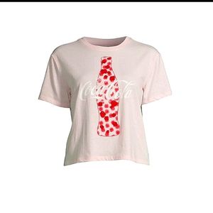 Crop top floral coke